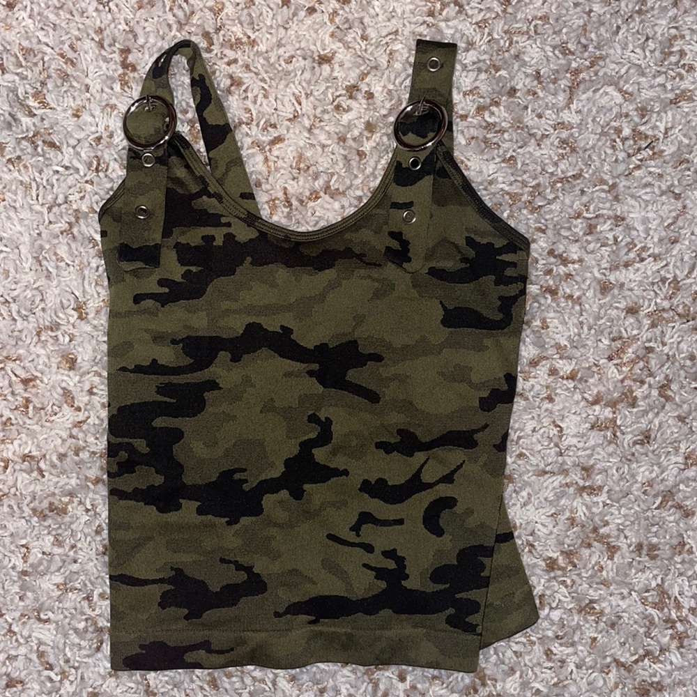 Camo tank top